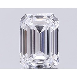 Diament laboratoryjny bezbarwny szlif szmaragdowy, 2.07ct, VVS2, D, IGI LG743569926