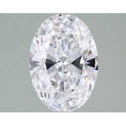 Diament laboratoryjny bezbarwny szlif owalny, 1.52ct, VVS2, D, IGI LG743562487