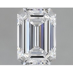 Diament laboratoryjny bezbarwny szlif szmaragdowy, 1.02ct, VVS2, E, IGI LG729574338