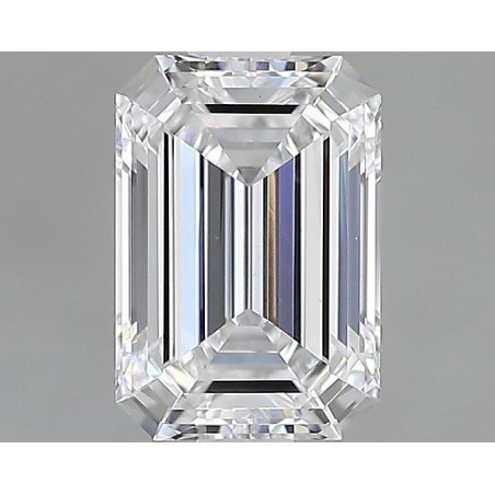 Diament laboratoryjny bezbarwny szlif szmaragdowy, 1.02ct, VVS2, E, IGI LG729574338