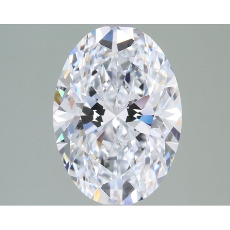 Diament laboratoryjny bezbarwny szlif owalny, 2.57ct, VVS2, E, IGI LG743578586