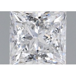 Diament laboratoryjny bezbarwny szlif princess, 1.24ct, VVS2, D, IGI LG724517943