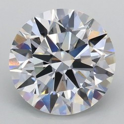 Diament laboratoryjny bezbarwny szlif okrągły, 2ct, VVS2, D, IGI LG724530008