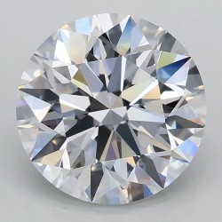 Diament laboratoryjny bezbarwny szlif okrągły, 2.03ct, VVS2, D, IGI LG724530060
