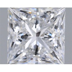 Diament laboratoryjny bezbarwny szlif princess, 1.25ct, VVS1, D, IGI LG717559053