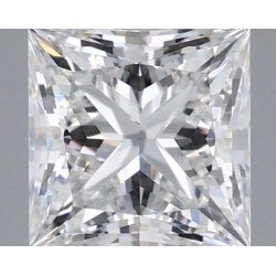 Diament laboratoryjny bezbarwny szlif princess, 1.24ct, VVS2, F, IGI LG683544030