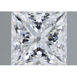 Diament laboratoryjny bezbarwny szlif princess, 1.25ct, VVS1, D, IGI LG724534216