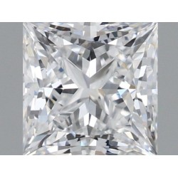 Diament laboratoryjny bezbarwny szlif princess, 1.25ct, VVS2, D, IGI LG683544300