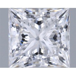 Diament laboratoryjny bezbarwny szlif princess, 1.24ct, VVS2, D, IGI LG717586016