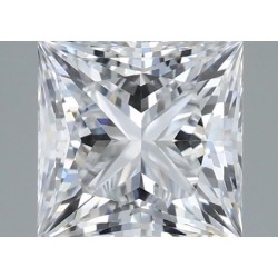 Diament laboratoryjny bezbarwny szlif princess, 1.26ct, VVS1, E, IGI LG713548767