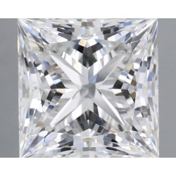 Diament laboratoryjny bezbarwny szlif princess, 1.52ct, VVS2, F, IGI LG741585206