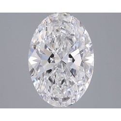 Diament laboratoryjny bezbarwny szlif owalny, 2.74ct, VVS2, D, IGI LG749529477
