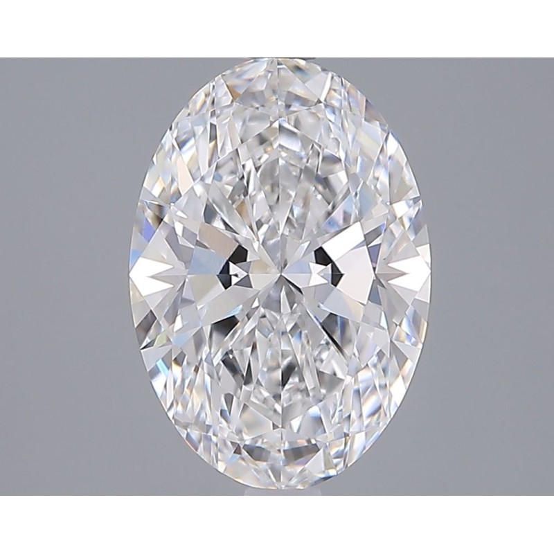 Diament laboratoryjny bezbarwny szlif owalny, 2.74ct, VVS2, D, IGI LG749529477