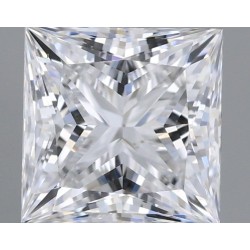 Diament laboratoryjny bezbarwny szlif princess, 1.37ct, VVS2, D, IGI LG683544196