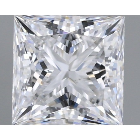 Diament laboratoryjny bezbarwny szlif princess, 1.37ct, VVS2, D, IGI LG683544196