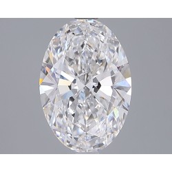 Diament laboratoryjny bezbarwny szlif owalny, 2.57ct, VVS2, D, IGI LG750503037