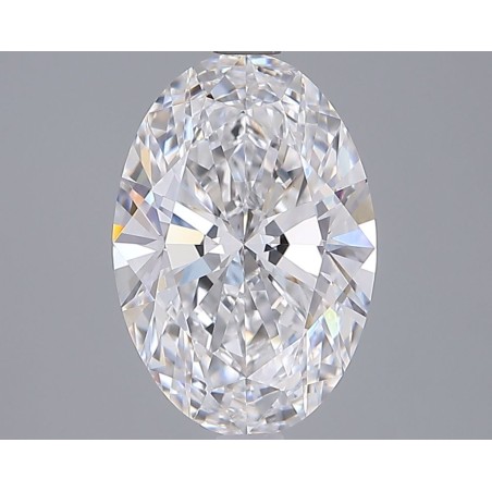 Diament laboratoryjny bezbarwny szlif owalny, 2.57ct, VVS2, D, IGI LG750503037