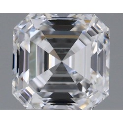 Diament laboratoryjny bezbarwny szlif szmaragdowy kwadratowy, 1.5ct, VVS2, D, IGI LG598379694