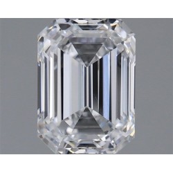 Diament laboratoryjny bezbarwny szlif szmaragdowy, 1.53ct, VVS1, D, IGI LG519264775