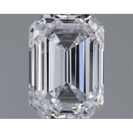 Diament laboratoryjny bezbarwny szlif szmaragdowy, 1.53ct, VVS1, D, IGI LG519264775