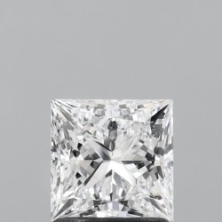 Diament laboratoryjny bezbarwny szlif princess, 1.29ct, VVS2, D, IGI LG670465370