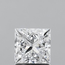 Diament laboratoryjny bezbarwny szlif princess, 1.3ct, VVS2, F, IGI LG670465371