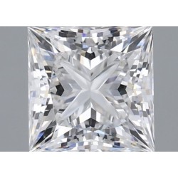 Diament laboratoryjny bezbarwny szlif princess, 1.23ct, VVS1, D, IGI LG719519075