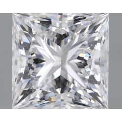 Diament laboratoryjny bezbarwny szlif princess, 1.22ct, VVS2, D, IGI LG717540717