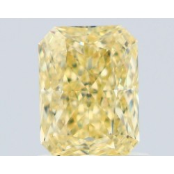 Diament o barwie fantazyjnej radiant, 1.01ct, VS1, Fancy Yellow, GIA 6532058380