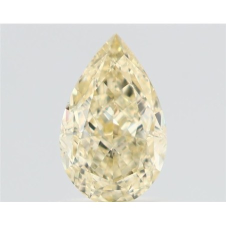 Diament o barwie fantazyjnej szlif gruszkowy, 1.22ct, VVS2, Fancy Light Yellow, GIA 7536107628