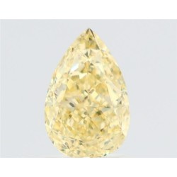 Diament o barwie fantazyjnej szlif gruszkowy, 1.14ct, VS1, Fancy Yellow, GIA 7538344056