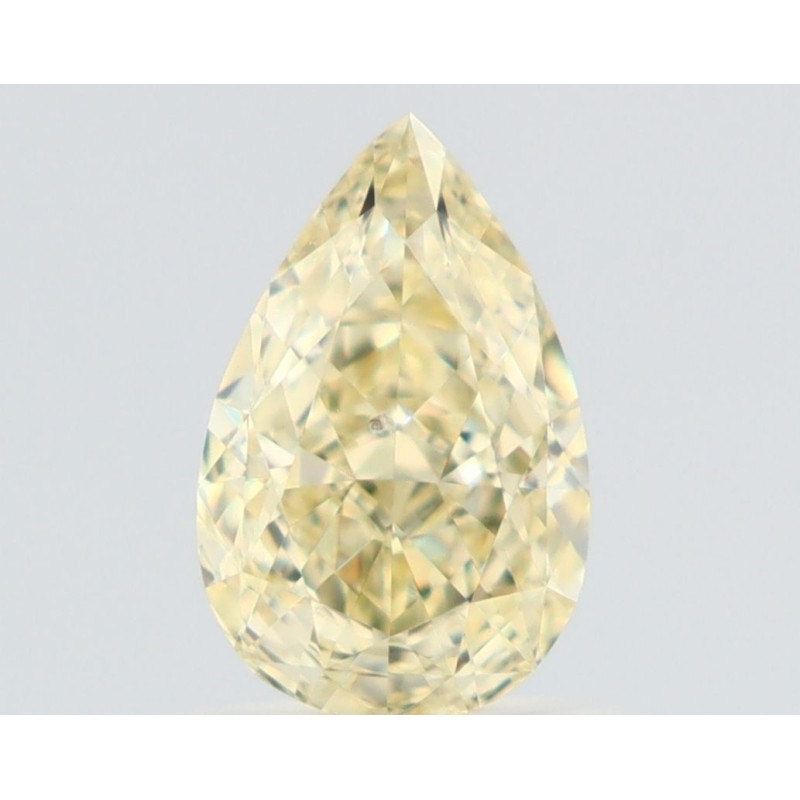 Diament o barwie fantazyjnej szlif gruszkowy, 1.11ct, VS1, Fancy Light Yellow, GIA 1538355965