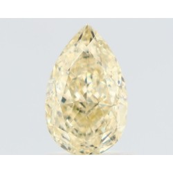 Diament o barwie fantazyjnej szlif gruszkowy, 1.01ct, VVS2, Fancy Light Yellow, GIA 6532374007
