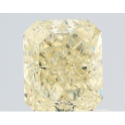 Diament o barwie fantazyjnej radiant, 1.01ct, VS1, Fancy Light Yellow, GIA 2537065053