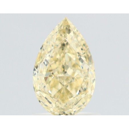 Diament o barwie fantazyjnej szlif gruszkowy, 1.1ct, VS2, Fancy Light Yellow, GIA 1539344137