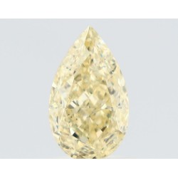 Diament o barwie fantazyjnej szlif gruszkowy, 1.01ct, VS2, Fancy Light Yellow, GIA 6531494441