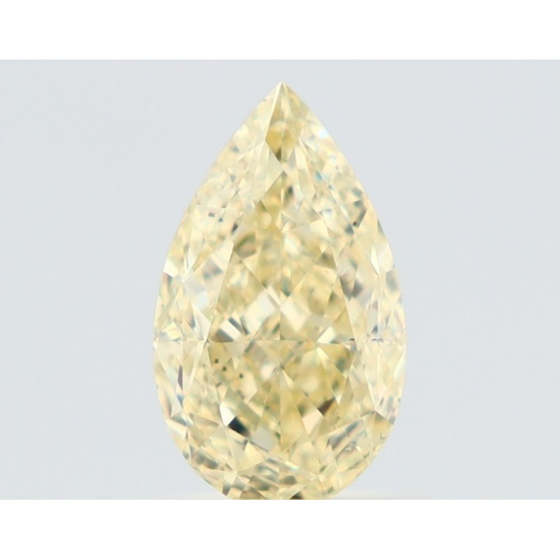 Diament o barwie fantazyjnej szlif gruszkowy, 1.01ct, VS2, Fancy Light Yellow, GIA 6531494441