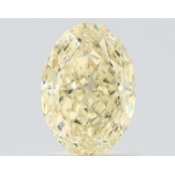 Diament o barwie fantazyjnej szlif owalny, 1.32ct, VS2, Fancy Light Yellow, GIA 1533098451