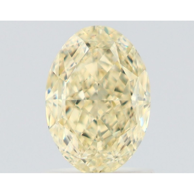 Diament o barwie fantazyjnej szlif owalny, 1.32ct, VS2, Fancy Light Yellow, GIA 1533098451