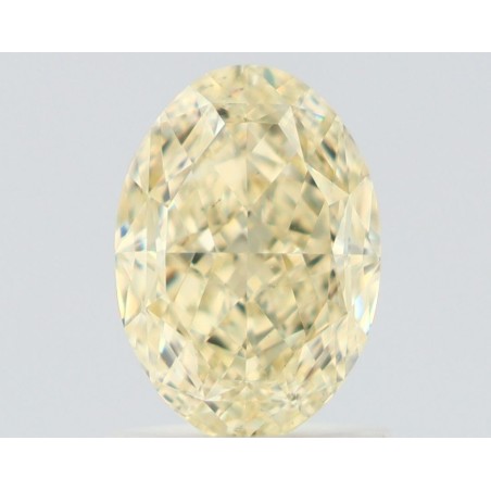 Diament o barwie fantazyjnej szlif owalny, 1.32ct, VS2, Fancy Light Yellow, GIA 1533098451