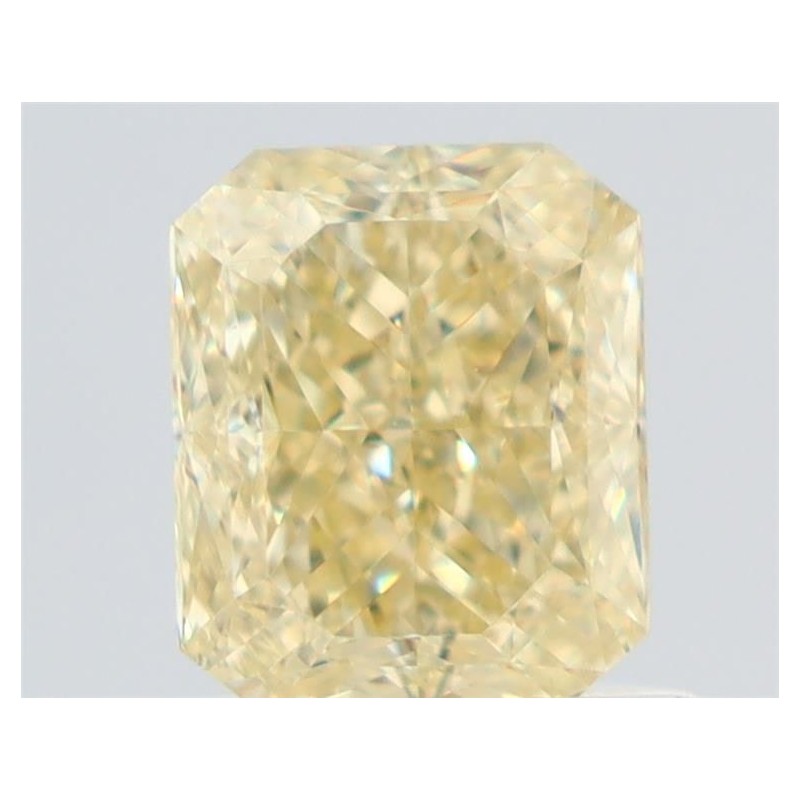 Diament o barwie fantazyjnej radiant, 1.01ct, VVS2, Fancy Light Yellow, GIA 1529881577