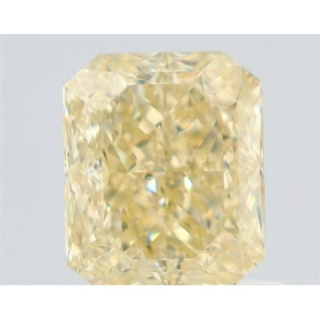 Diament o barwie fantazyjnej radiant, 1.01ct, VVS2, Fancy Light Yellow, GIA 1529881577