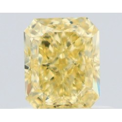 Diament o barwie fantazyjnej radiant, 0.58ct, VS1, Fancy Yellow, GIA 2537274078