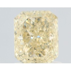 Diament o barwie fantazyjnej radiant, 1.2ct, VS2, Fancy Light Yellow, GIA 6521936309