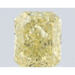 Diament o barwie fantazyjnej radiant, 1.02ct, VS1, Fancy Light Yellow, GIA 5526800776