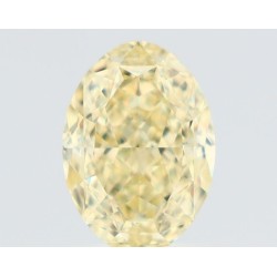 Diament o barwie fantazyjnej szlif owalny, 1.07ct, VS1, Fancy Light Yellow, GIA 6535221938