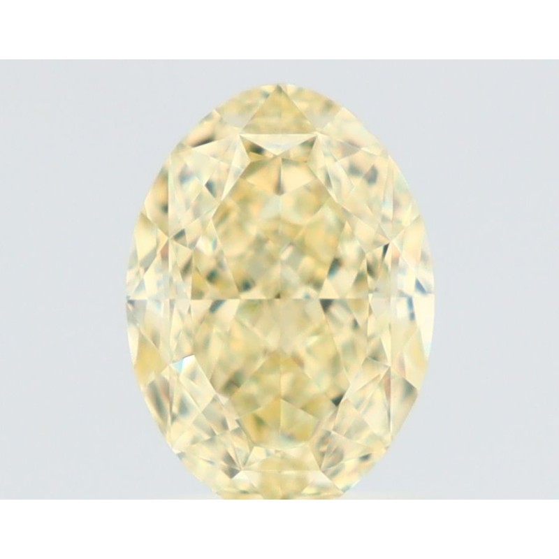Diament o barwie fantazyjnej szlif owalny, 1.07ct, VS1, Fancy Light Yellow, GIA 6535221938