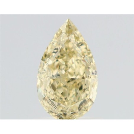 Diament o barwie fantazyjnej szlif gruszkowy, 1.02ct, VS1, Fancy Light Yellow, GIA 6532130322