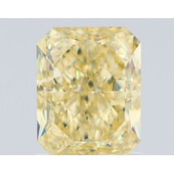 Diament o barwie fantazyjnej radiant, 1.28ct, VVS2, Fancy Yellow, GIA 1538646497