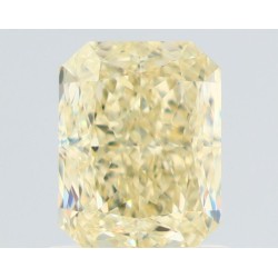 Diament o barwie fantazyjnej radiant, 1.12ct, VVS1, Fancy Light Yellow, GIA 1539567839